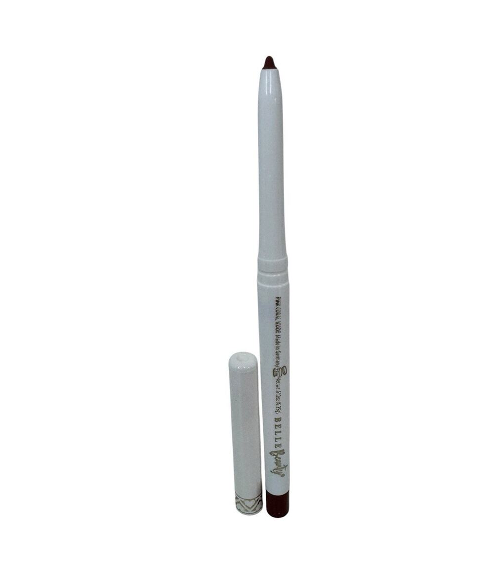 Belle Beauty Kisser Fixer Waterproof Gel Pencil Lip Liner pink coral nude